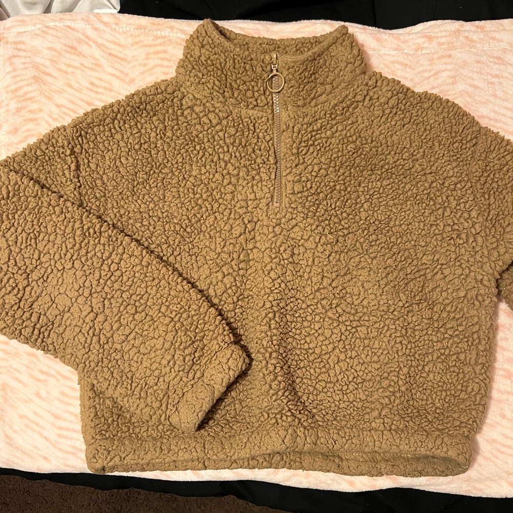 Sherpa Half-Zip Sweater